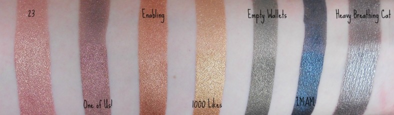 1000 Likes Swatches