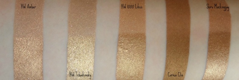 Gold swatches 2